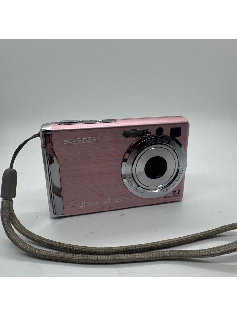 Sony Cyber-shot DSC-W80 Digital Camera 7.2 MP 3x Optical Zoom Tested No Battery